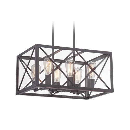 Designers Fountain Lighting Designers Fountain High Line Satin Bronze Pendant Light 87386-SB