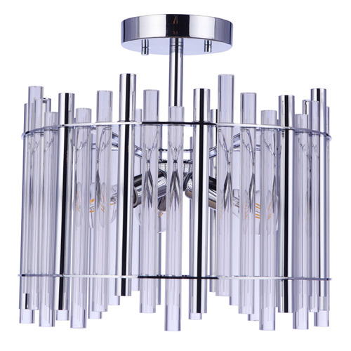 Craftmade Lighting Craftmade Lighting Reveal Chrome Semi-Flushmount Light 59253-CH