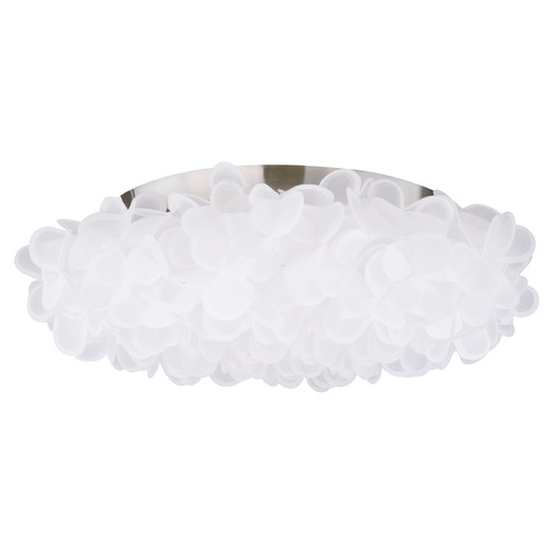 Modern Forms by WAC Lighting Fluffy 33.50-Inch LED Flush Mount in Brushed Nickel by Modern Forms FM-59933-BN