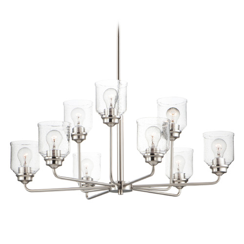 Maxim Lighting Maxim Lighting Acadia Satin Nickel Chandelier 12277CDSN