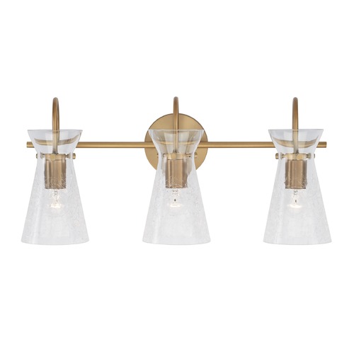 Capital Lighting Mila 24-Inch Vanity Light in Aged Brass by Capital Lighting 142431AD