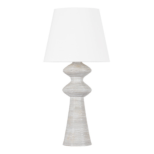 Hudson Valley Lighting Hudson Valley Lighting Steinway Aged Brass & Ceramic Snowbank LED Table Lamp with Empire Shade L5537-AGB/CNB