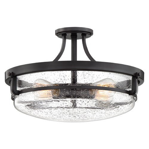Quoizel Lighting Outpost Palladian Bronze Semi-Flush by Quoizel Lighting QF3419PN