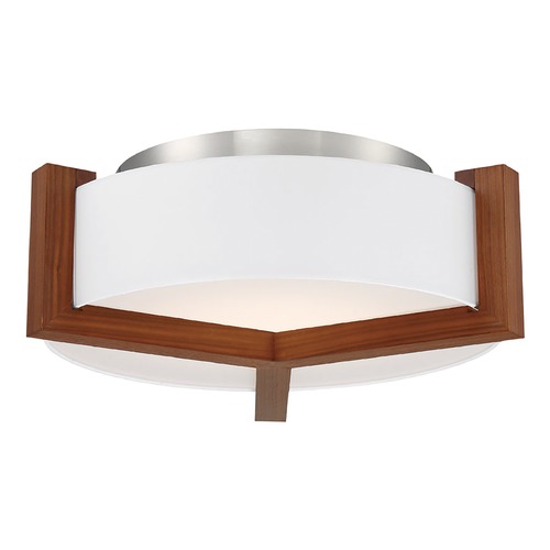 Modern Forms by WAC Lighting Segment Dark Walnut LED Flush Mount by Modern Forms FM-83922-DW