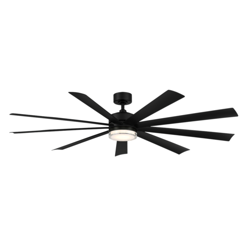 Modern Forms by WAC Lighting Wynd XL 72-Inch LED Smart Fan in Matte Black by Modern Forms FR-W2101-72L-MB