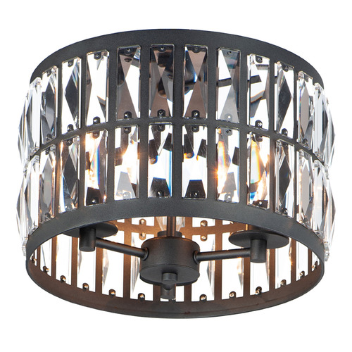 Maxim Lighting Maxim Lighting Madeline Black Flushmount Light 21810BCBK