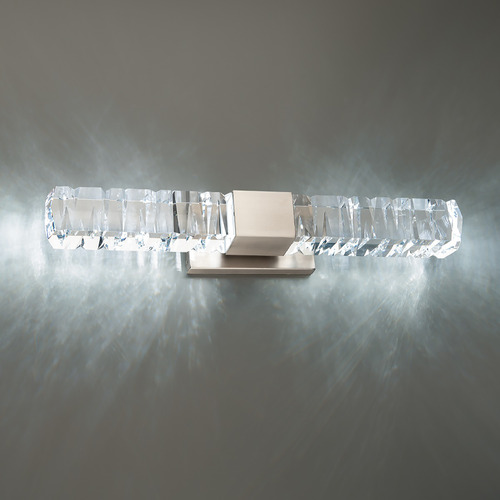 Modern Forms by WAC Lighting Juliet Brushed Nickel LED Vertical Bathroom Light by Modern Forms WS-58127-BN