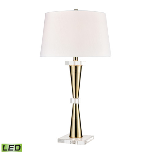 Elk Lighting Elk Lighting Brandt Gold & Clear LED Table Lamp with Empire Shade H019-7238-LED