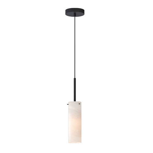 Maxim Lighting Blizzard Mini Pendant in Black with Marbled Glass by Maxim Lighting 10511MRBK