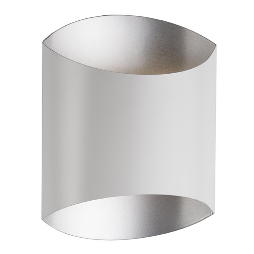 Kuzco Lighting Modern White and Silver LED Sconce 3000K 103LM by Kuzco Lighting 601471WH-LED