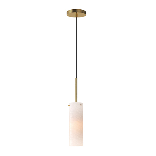 Maxim Lighting Blizzard Mini Pendant in Natural Aged Brass by Maxim Lighting 10511MRNAB