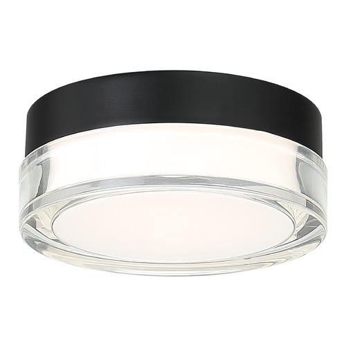 Modern Forms by WAC Lighting Pi 8.88-Inch LED Outdoor Flush Mount in Black 3500K by Modern Forms FM-W44809-35-BK