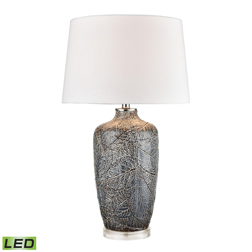 Elk Lighting Elk Lighting Forage Gray & Clear LED Table Lamp with Empire Shade H019-7249-LED
