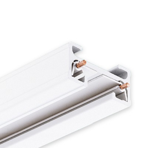 Juno Lighting Group 2-Ft Track Section in White Finish Juno Trac Master Collection by Juno Lighting Group T 2FT WH