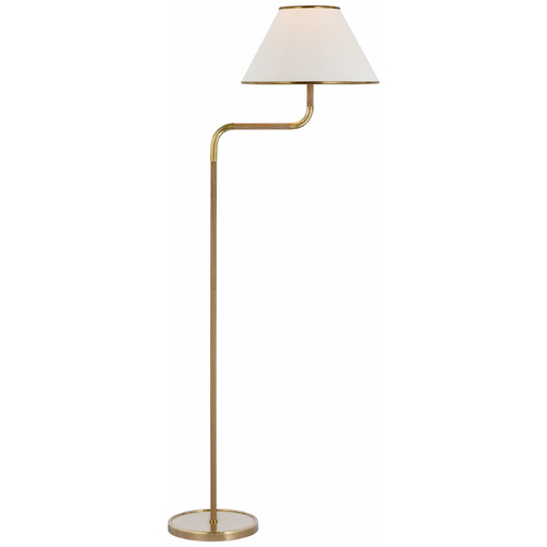 Visual Comfort Signature Collection Marie Flanigan Rigby Floor Lamp in Brass & Oak by VC Signature MF1055SBNOL