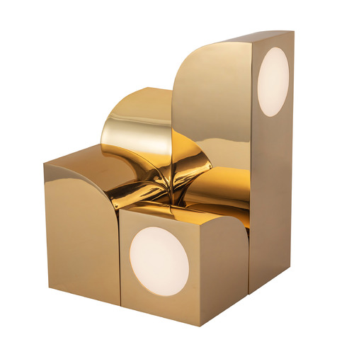 Kuzco Lighting Kuzco Lighting Gypsum Polished Brass LED Table Lamp TL82412-PB
