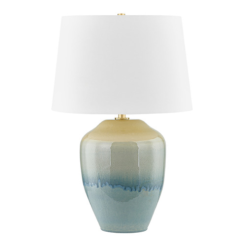 Hudson Valley Lighting Montville Table Lamp in Aged Brass by Hudson Valley Lighting L6329-AGB/C05
