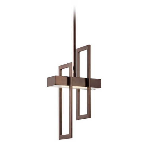 Nuvo Lighting Modern LED Mini Pendant in Hazel Bronze by Nuvo Lighting 62/126