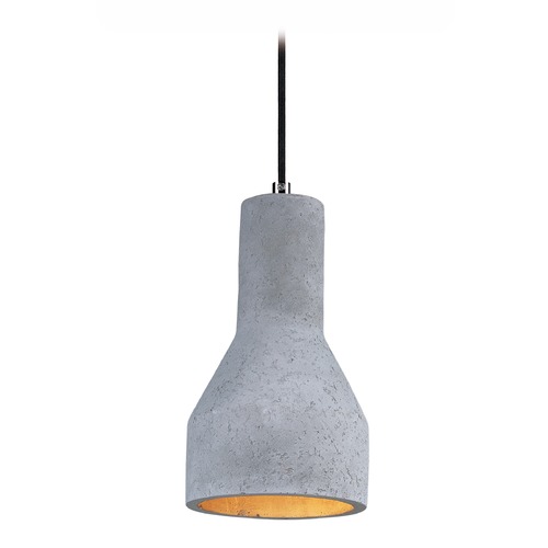 Maxim Lighting Crete Polished Chrome LED Mini Pendant by Maxim Lighting 12392GYPC