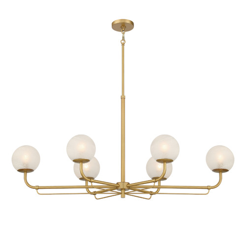 Minka Lavery Whitehall 6-Light Linear Light in Legacy Brass by Minka Lavery 3796-732