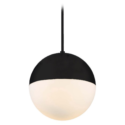 Modern Forms by WAC Lighting Punk 14-Inch LED Pendant in Black by Modern Forms PD-24614-BK