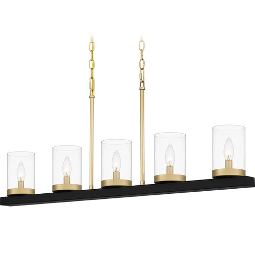 Quoizel Lighting Greeley 39-Inch Linear Light in Matte Black by Quoizel Lighting GRL539MBK