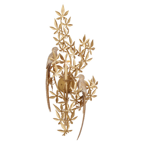 Currey and Company Lighting Currey and Company Aviary Swedish Gold Sconce 5000-0281