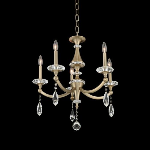 Allegri Lighting Floridia 5-Light Chandelier in Matte Brushed Champagne Gold by Allegri 012170-045-FR001