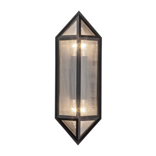 Alora Lighting Cairo 15-Inch Outdoor Wall Light in Black by Alora Lighting EW332705BKCR
