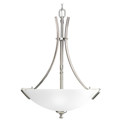 Progress Lighting Wisten Pendant in Brushed Nickel by Progress Lighting P3757-09