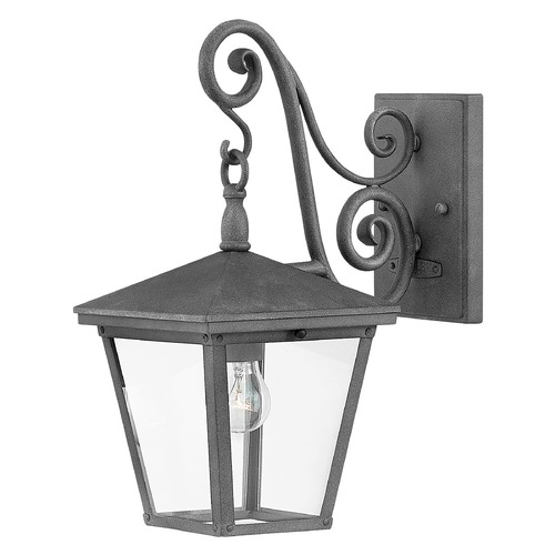 Hinkley Trellis 1-Light 15.25-Inch Aged Zinc Outdoor Wall Light by Hinkley Lighting 1430DZ