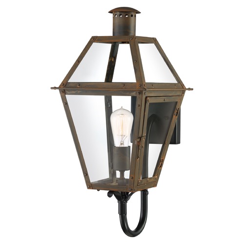 Quoizel Lighting Rue De Royal Industrial Bronze Outdoor Wall Light by Quoizel Lighting RO8410IZ