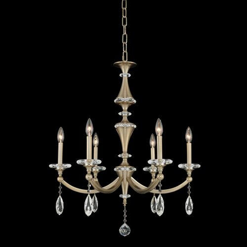 Allegri Lighting Floridia 6-Light Chandelier in Champagne Gold by Allegri Crystal 012171-045-FR001