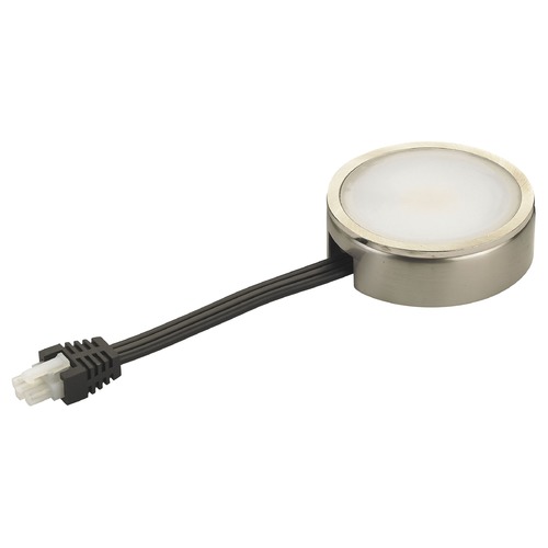 Recesso Lighting by Dolan Designs 120 Volt Satin Nickel LED Puck Light Recessed / Surface Mount 3000K 260 Lumens UCPR1-3000-SN