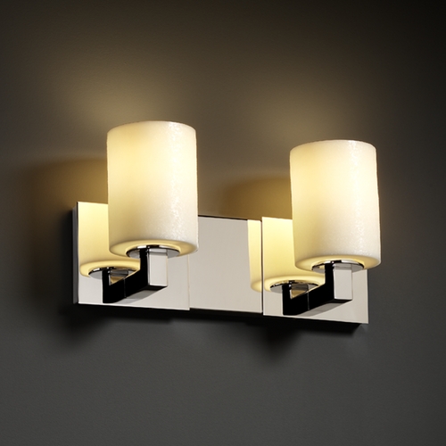 Justice Design Group Candlearia Collection Bathroom Light by Justice Design Group CNDL-8922-10-CREM-CROM