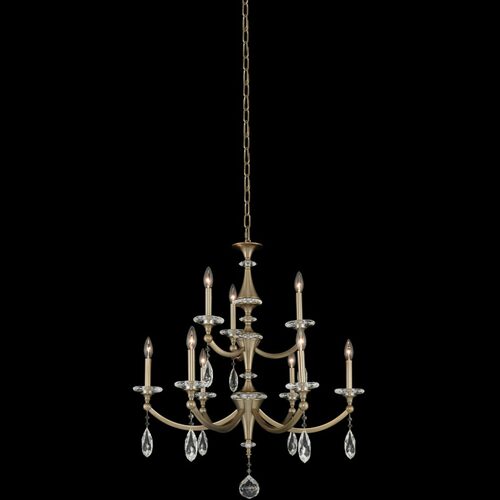 Allegri Lighting Floridia 2-Tier Chandelier in Champagne Gold by Allegri Crystal 012172-045-FR001