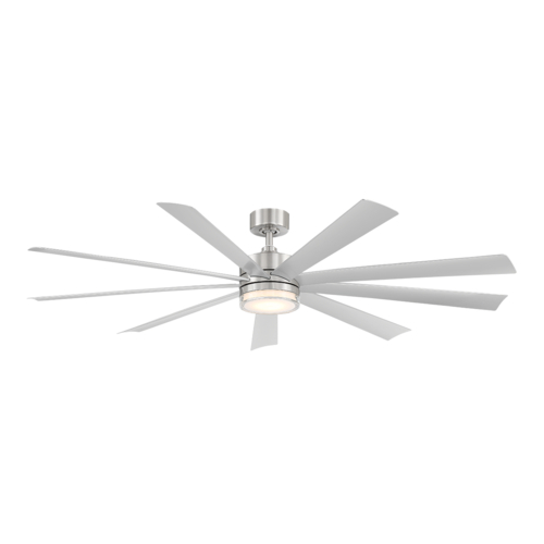 Modern Forms by WAC Lighting Wynd XL 72-Inch LED Smart Fan in Stainless Steel by Modern Forms FR-W2101-72L-SS