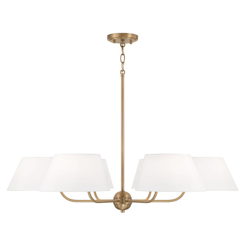 Capital Lighting Welsley 36-Inch Chandelier in Aged Brass by Capital Lighting 450461AD