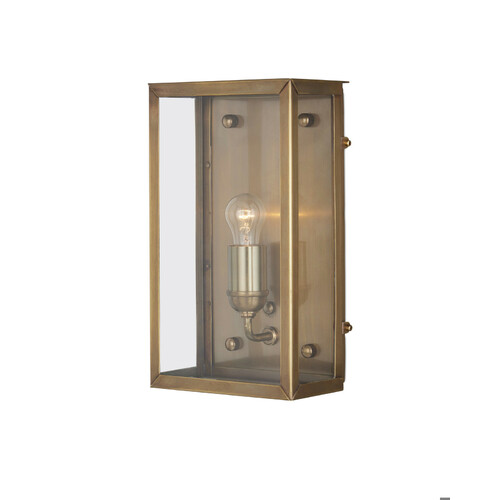 Currey and Company Lighting Royster 13.75-Inch Outdoor Wall Light in Brass by Currey & Company 5500-0052