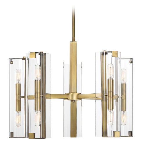 Savoy House Winfield Warm Brass Chandelier by Savoy House 1-9772-10-322