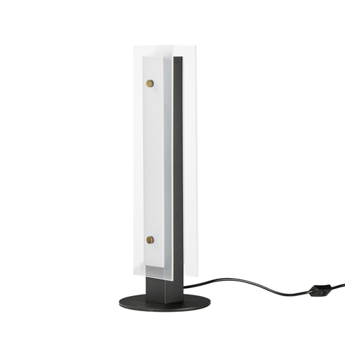 Maxim Lighting Spectre 20-Inch LED Table Lamp in Black & Brass by Maxim Lighting 21197CRBKNAB