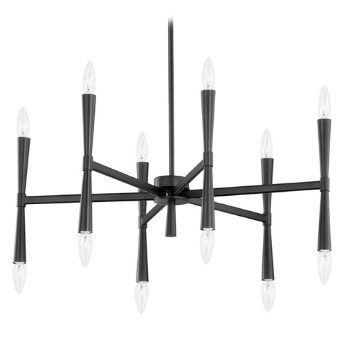 Maxim Lighting Maxim Lighting Rome Black Chandelier 24626BK