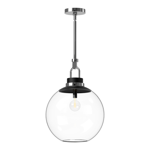 Alora Lighting Alora Lighting Copperfield Chrome Pendant Light with Globe Shade PD520516CHCL