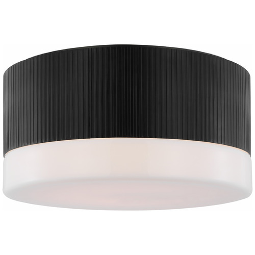 Visual Comfort Signature Collection Thomas OBrien Ace 12-Inch LED Flush Mount in Bronze by VC Signature TOB4356BZWG