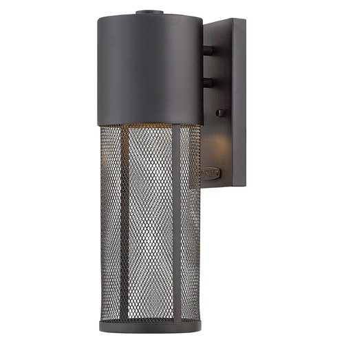 Hinkley Aria 15.500-Inch Outdoor Wall Light in Black by Hinkley Lighting 2300BK