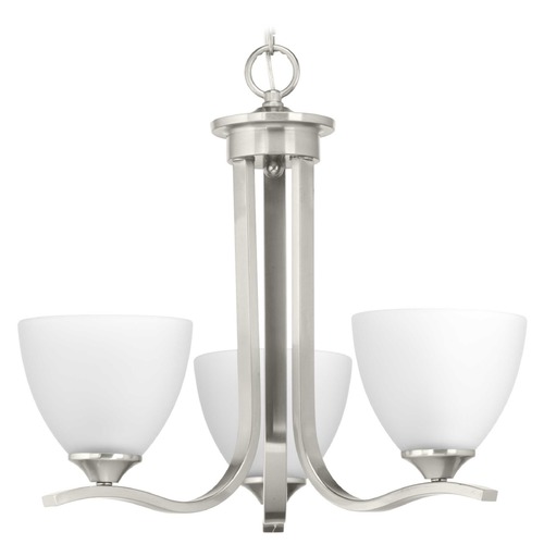 Progress Lighting Laird Brushed Nickel Chandelier by Progress Lighting P400062-009