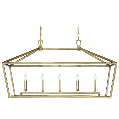 Savoy House Townsend Warm Brass Linear Light by Savoy House 1-324-5-322