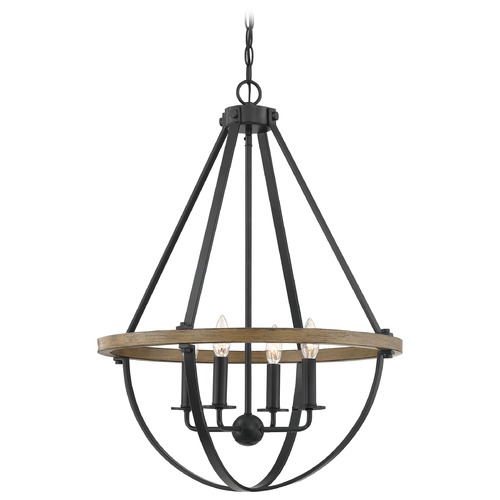 Quoizel Lighting Bartlett Earth Black Pendant by Quoizel Lighting BRL2823EK