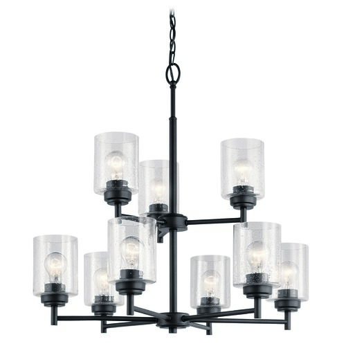 Kichler Lighting Winslow 27-Inch Black Chandelier by Kichler Lighting 44031BK