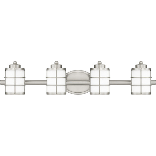 Quoizel Lighting Hazlett Brushed Nickel Bathroom Light by Quoizel Lighting HZT8631BN